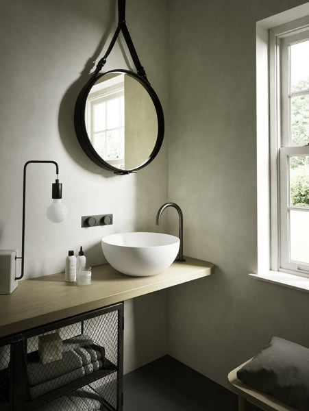 LAVABO D'APPOGGIO BIANCO MATT HATRIA ALCHEMY HAPPY HOUR SLIM 06:00s 07:00s 11:00s - Living Bagno Shop