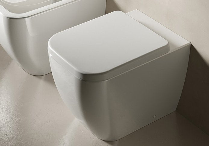 Sanitari Hatria "Bianca" vaso terra filo muro - Living Bagno Shop